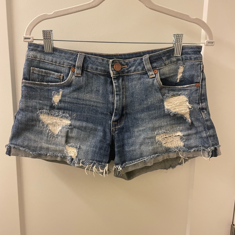 Blank NYC Distressed Denim Women Shorts